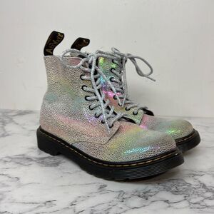 Dr. Martens Pascal Iridescent Lace Up Boots 2